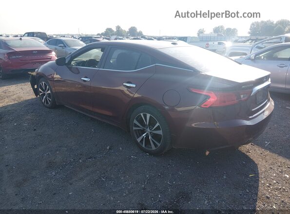 1N4AA6AP5GC380080 2016 NISSAN MAXIMA Темно-бордовый Задняя левая четверть