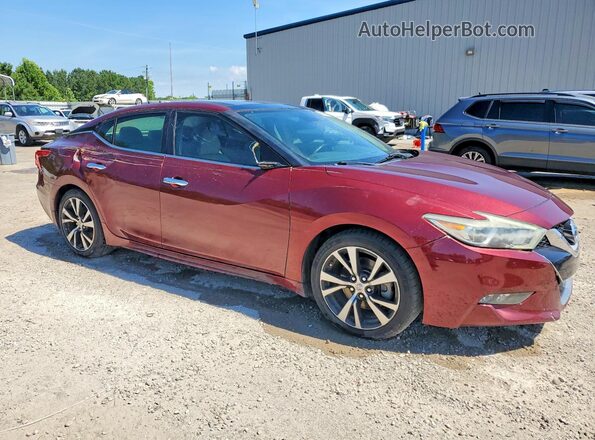 1N4AA6AP5GC382900 2016 NISSAN MAXIMA Бордовый Передняя правая четверть