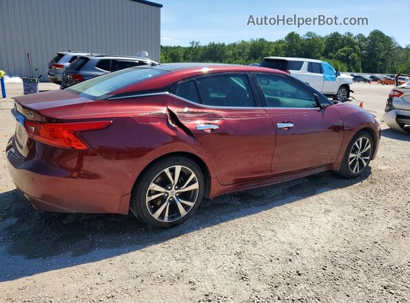1N4AA6AP5GC382900 2016 NISSAN MAXIMA Бордовый Задняя правая четверть