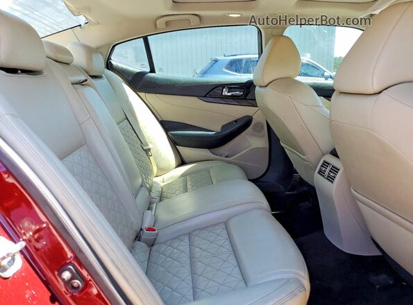 1N4AA6AP5GC382900 2016 NISSAN MAXIMA Бордовый Вид задних сидений