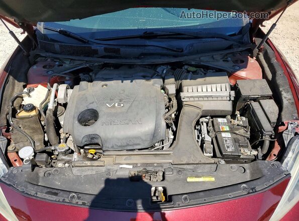 1N4AA6AP5GC382900 2016 NISSAN MAXIMA Бордовый Вид задней части салона