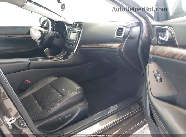 1N4AA6AP5GC393248 2016 NISSAN MAXIMA Серый Вид салона спереди