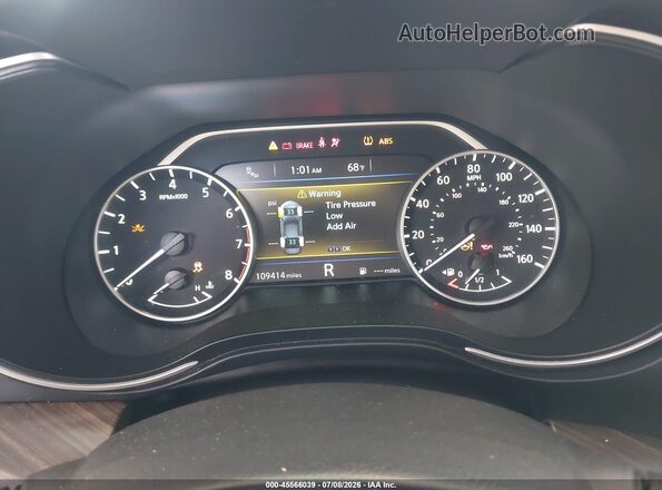 1N4AA6AP5GC393248 2016 NISSAN MAXIMA Серый Вид задних сидений