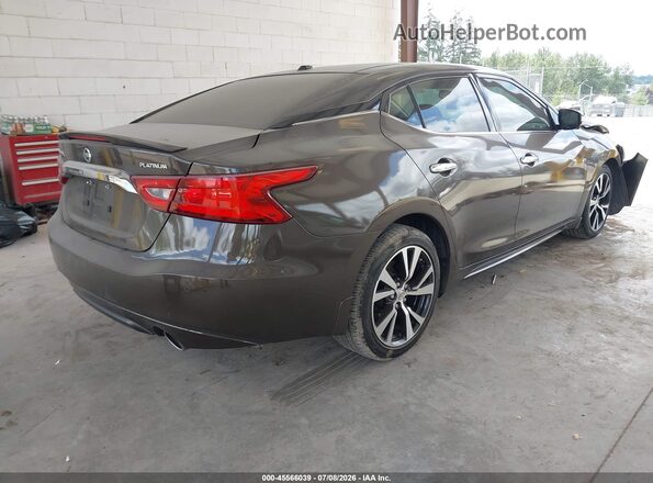 1N4AA6AP5GC393248 2016 NISSAN MAXIMA Серый Задняя правая четверть