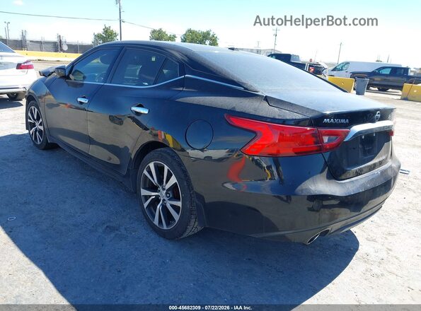 1N4AA6AP5GC399857 2016 NISSAN MAXIMA Black უკანა მარცხენა