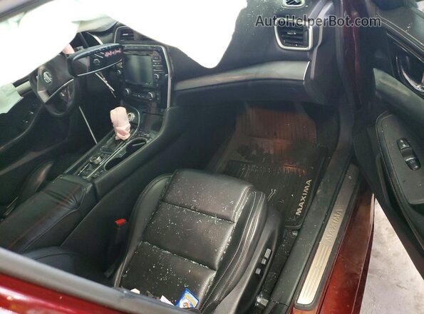 1N4AA6AP5GC418729 2016 NISSAN MAXIMA Burgundy Widok deski rozdzielczej