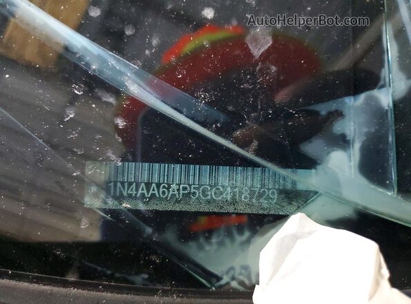 1N4AA6AP5GC418729 2016 NISSAN MAXIMA Burgundy Widok naklejki z numerem VIN