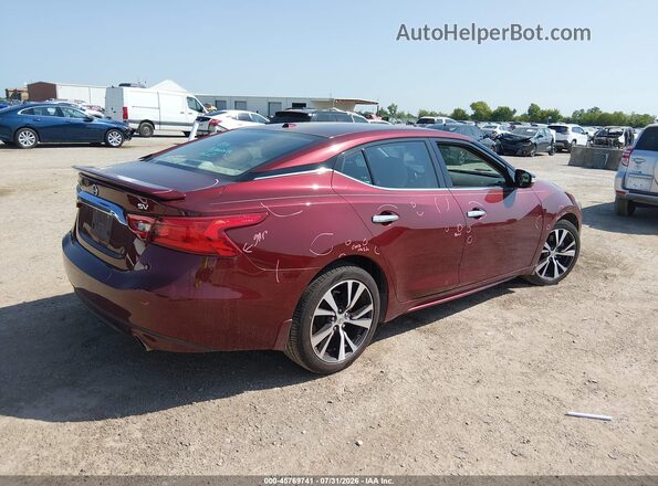 1N4AA6AP5GC428533 2016 NISSAN MAXIMA Red უკანა მარჯვენა