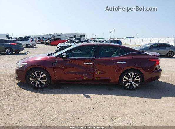 1N4AA6AP5GC428533 2016 NISSAN MAXIMA Red წინა ხედი