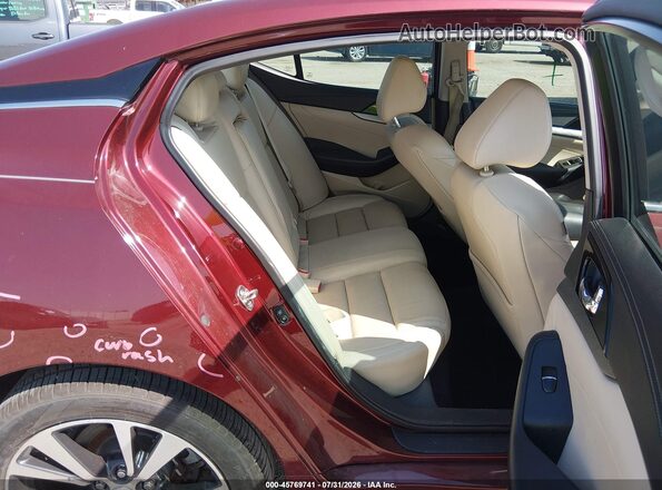 1N4AA6AP5GC428533 2016 NISSAN MAXIMA Red VIN კოდის სტიკერის ხედი