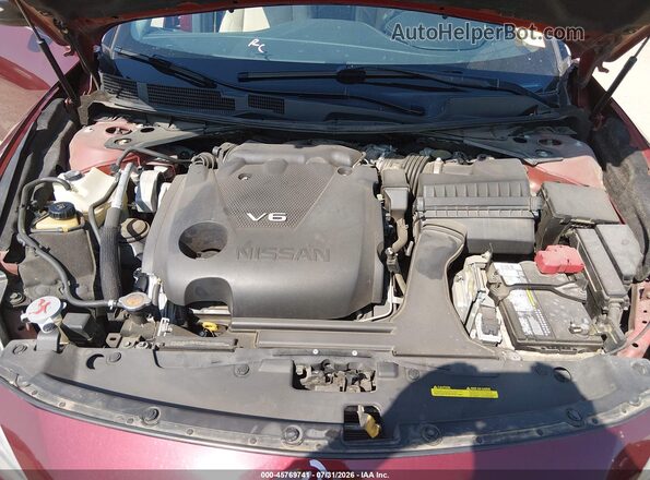 1N4AA6AP5GC428533 2016 NISSAN MAXIMA Red უკანა ხედი