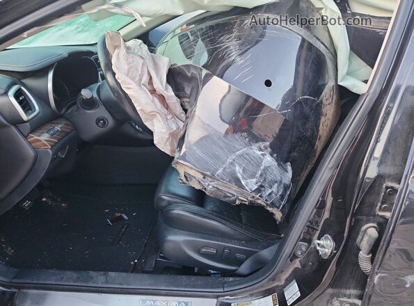 1N4AA6AP5GC429262 2016 NISSAN MAXIMA Black Front interior view