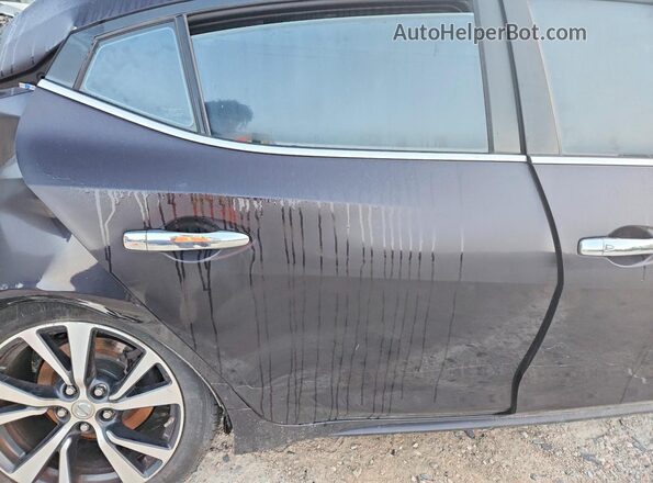 1N4AA6AP5GC429262 2016 NISSAN MAXIMA Black Rear seats view