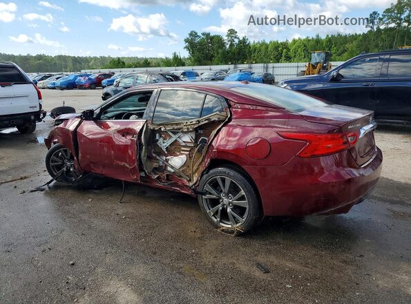 1N4AA6AP5GC444117 2016 NISSAN MAXIMA Burgundy Rear left