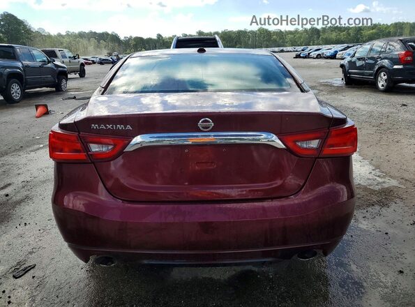 1N4AA6AP5GC444117 2016 NISSAN MAXIMA Burgundy Rear view