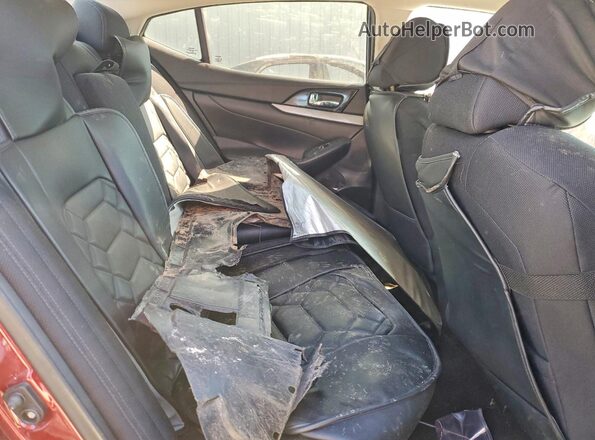 1N4AA6AP5GC444117 2016 NISSAN MAXIMA Burgundy Rear seats view