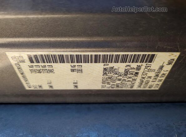 1N4AA6AP5HC371297 2017 NISSAN MAXIMA Gray Engine compartment view