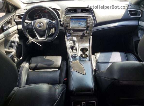 1N4AA6AP5HC378928 2017 NISSAN MAXIMA Gray Вид панелі приладів