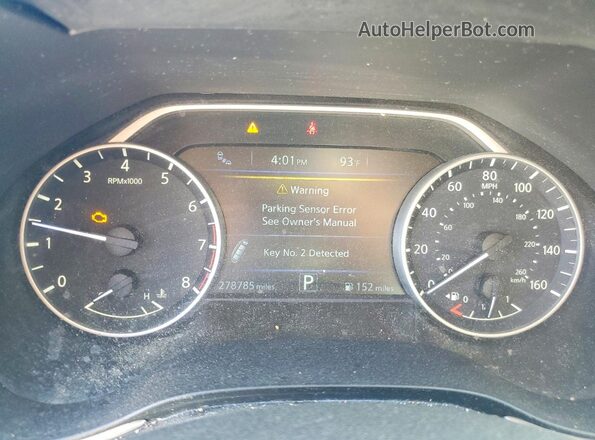 1N4AA6AP5HC378928 2017 NISSAN MAXIMA Gray Вид щитка приладів