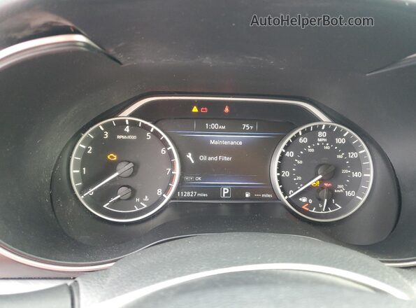 1N4AA6AP5HC392022 2017 NISSAN MAXIMA Black Instrument cluster view