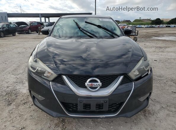 1N4AA6AP5HC392022 2017 NISSAN MAXIMA Black Front view