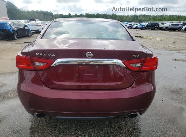 1N4AA6AP5HC393705 2017 NISSAN MAXIMA Burgundy Rear view