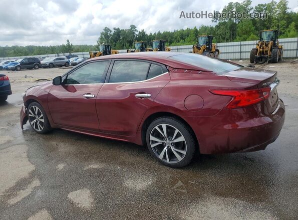 1N4AA6AP5HC393705 2017 NISSAN MAXIMA Burgundy Rear left