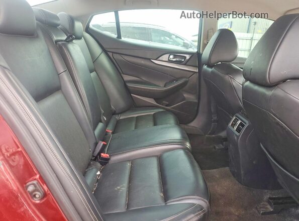 1N4AA6AP5HC393705 2017 NISSAN MAXIMA Burgundy Rear seats view