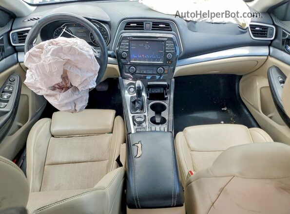 1N4AA6AP5HC394790 2017 NISSAN MAXIMA White წინა პანელის ხედი