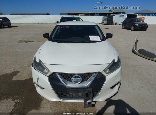 1N4AA6AP5HC400782 2017 NISSAN MAXIMA White Rear interior view