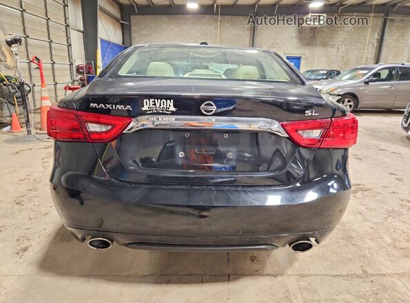 1N4AA6AP5HC428422 2017 NISSAN MAXIMA Черный Вид сзади