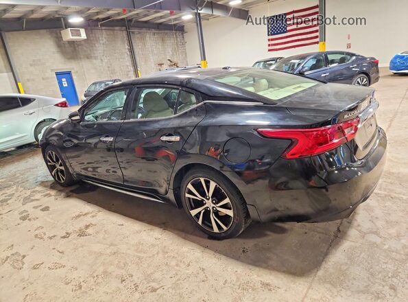 1N4AA6AP5HC428422 2017 NISSAN MAXIMA Черный Задняя левая четверть