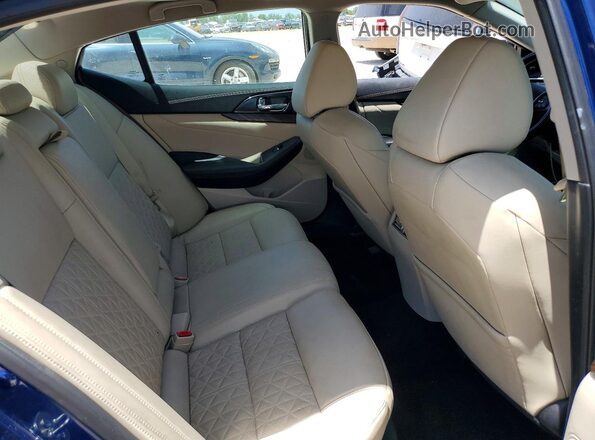 1N4AA6AP5HC434818 2017 NISSAN MAXIMA Blue Вид задніх сидінь