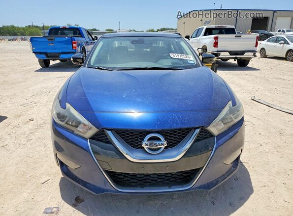 1N4AA6AP5HC434818 2017 NISSAN MAXIMA Blue Вид спереду