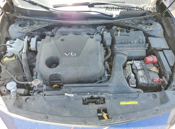1N4AA6AP5HC434818 2017 NISSAN MAXIMA Blue Вид задньої частини салону