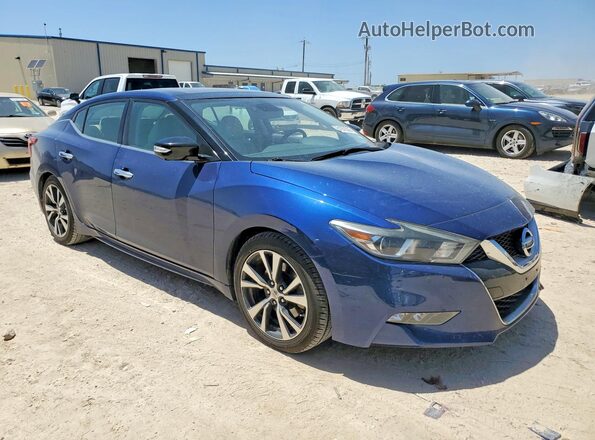 1N4AA6AP5HC434818 2017 NISSAN MAXIMA Blue Передня права чверть