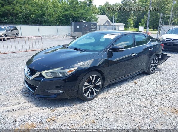 1N4AA6AP5HC445527 2017 NISSAN MAXIMA Black Передня ліва чверть