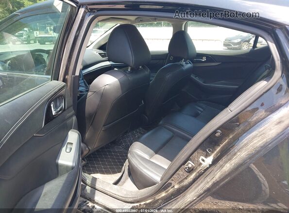 1N4AA6AP5HC445527 2017 NISSAN MAXIMA Black Вид наклейки з VIN-кодом
