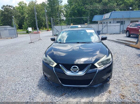 1N4AA6AP5HC445527 2017 NISSAN MAXIMA Black Вид щитка приладів