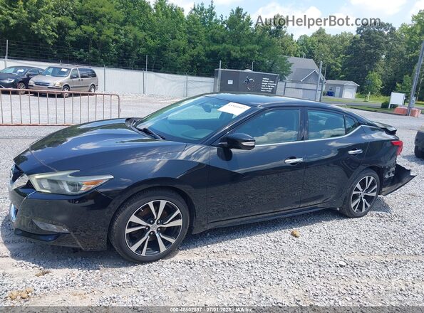 1N4AA6AP5HC445527 2017 NISSAN MAXIMA Black Панорамний вид салону 360°
