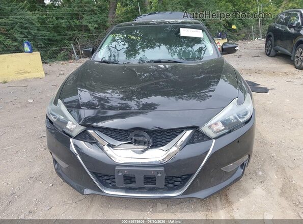 1N4AA6AP5HC450629 2017 NISSAN MAXIMA Черный Вид щитка приборов