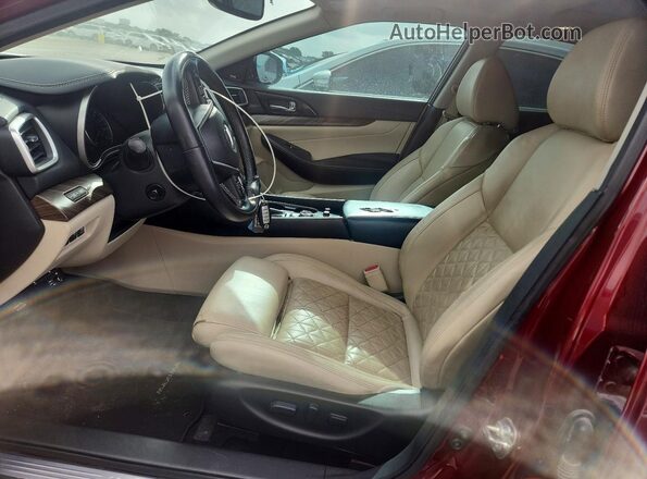 1N4AA6AP5HC456110 2017 NISSAN MAXIMA Burgundy Front interior view