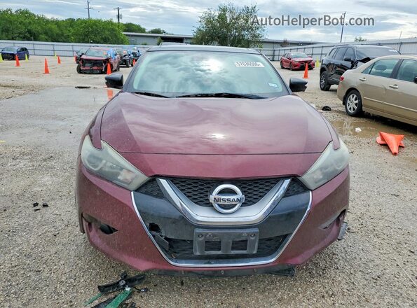 1N4AA6AP5HC456110 2017 NISSAN MAXIMA Burgundy Front view