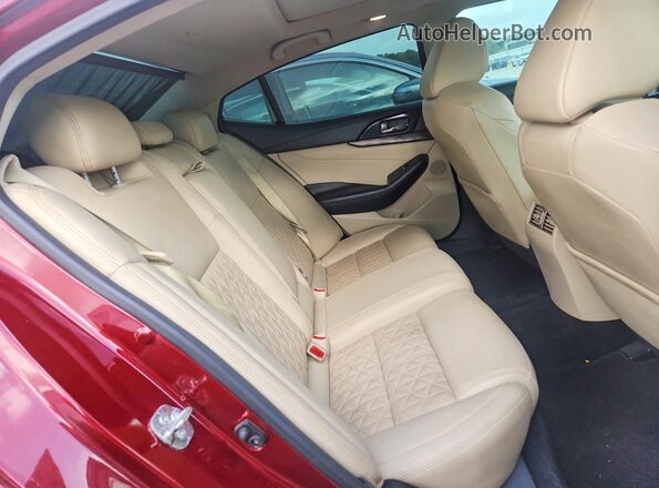 1N4AA6AP5HC456110 2017 NISSAN MAXIMA Burgundy Rear seats view
