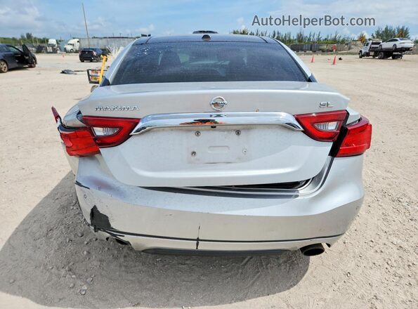 1N4AA6AP5JC367966 2018 NISSAN MAXIMA Silver Rear view
