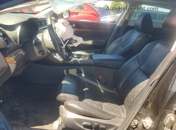 1N4AA6AP5JC368339 2018 NISSAN MAXIMA Black Front interior view