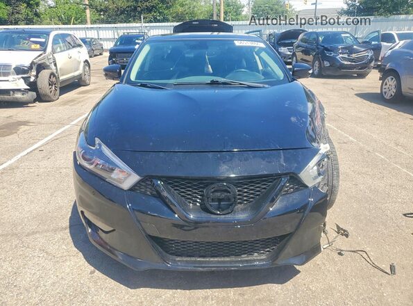 1N4AA6AP5JC368339 2018 NISSAN MAXIMA Black Front view