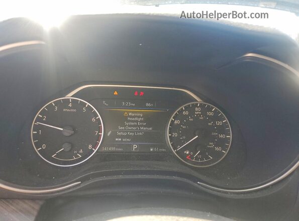 1N4AA6AP5JC368339 2018 NISSAN MAXIMA Black Instrument cluster view