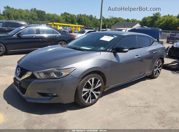 1N4AA6AP5JC373265 2018 NISSAN MAXIMA Gray Przód lewy