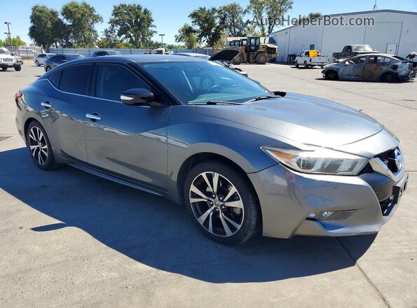 1N4AA6AP5JC373704 2018 NISSAN MAXIMA Gray Передня права чверть